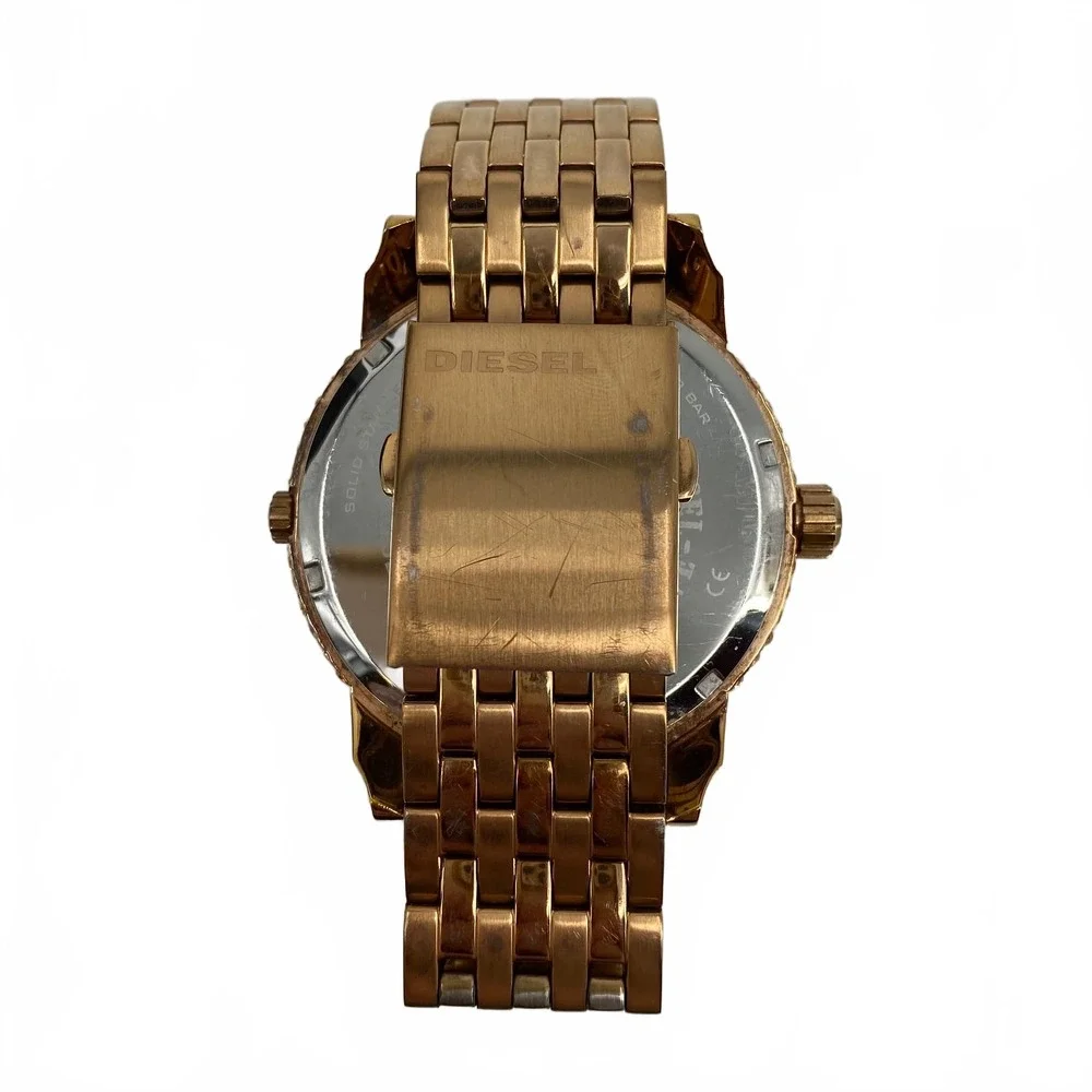 Diesel Rose Gold 3Bar Mini Daddy Jeweled Watch | OS Regular